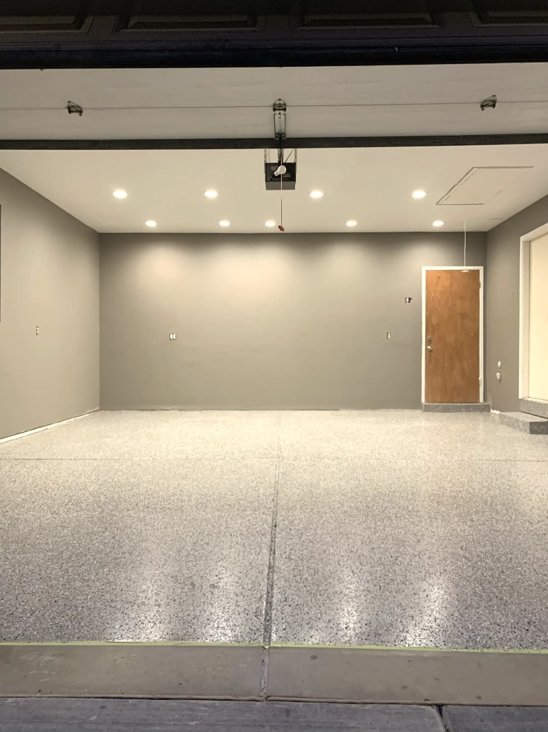 Colorado Custom Garages floor, drywall and more